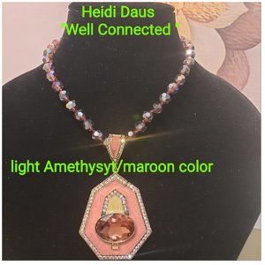 Heidi Daus "Well Connected" necklace